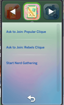CliqueBook app screen with clique join options