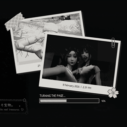 Black & White Polaroids Loading Screen gameplay thumbnail
